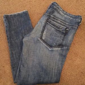 bebe skinny ankle jeans